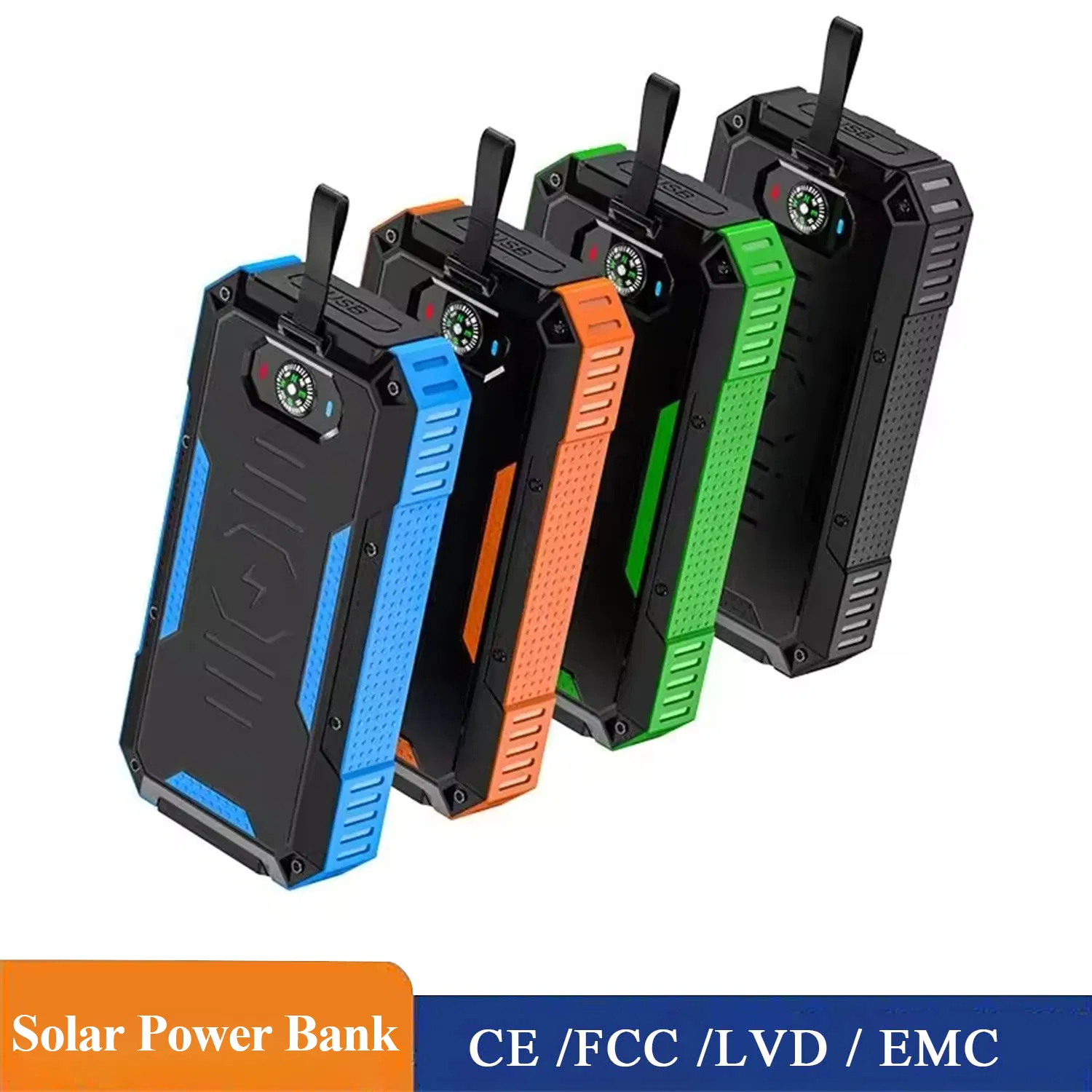 High-Capacity Portable Power Bank: Travel-Friendly Solar Charging Solution
