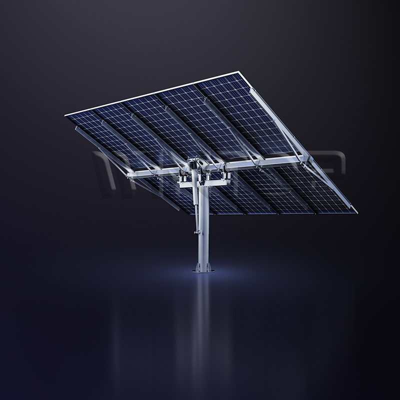 Surface Solar Tracking Bracket Single Axis Intelligent Solar Tracking System