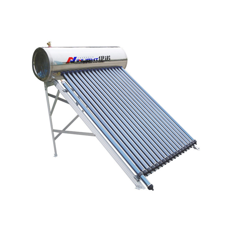 Stainless Steel Compact Heat Pipe Pressure Solar Water Heater 100L-300L