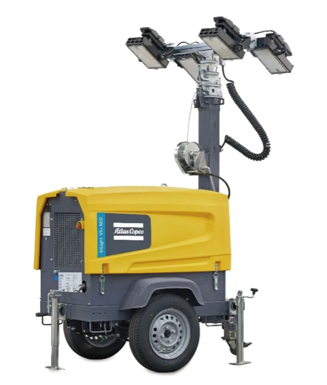 Solar-Powered Atlas Copco Hilight MS5 for Sustainable Lighting Solutions