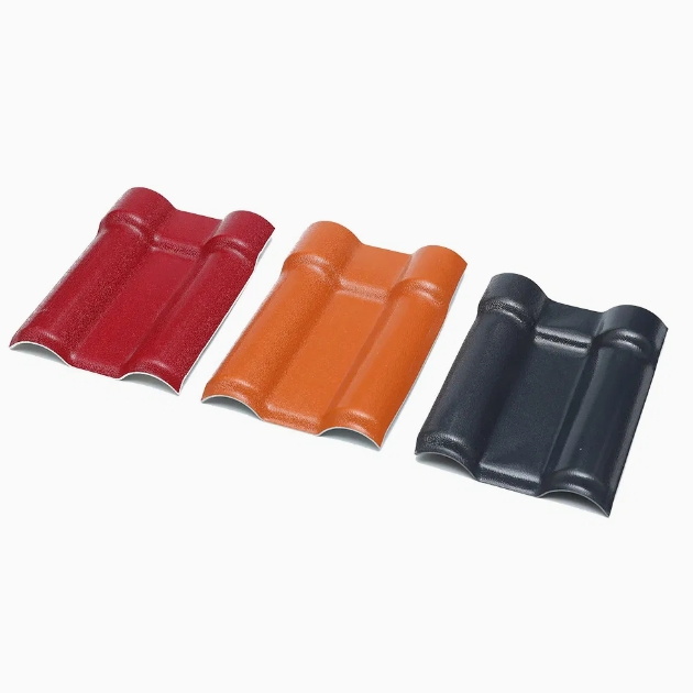 ASA UPVC Teja Solar Roof Tile Waterproof Heat Insulation Anti-Corrosion Telha De PVC Corrugated Roofing Sheet Tile for House Villa Carport Roofing