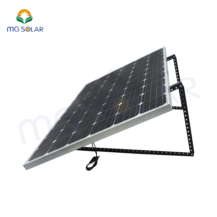 for 2 Solar Panels Black Aluminum Solar Panel Mounting System