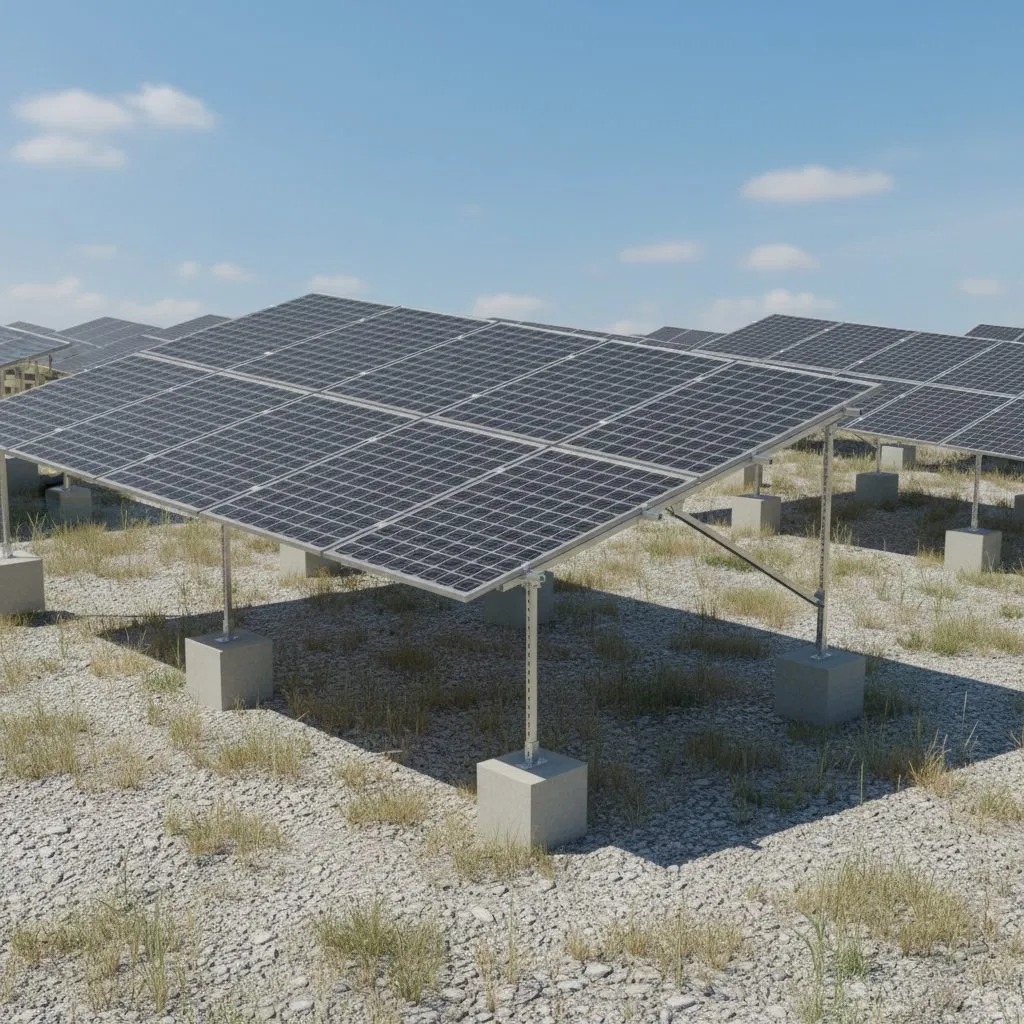Solar Panel 1000kw Ground Mount Bracket off Grid System Adjustable Energy PV Mounting Structure