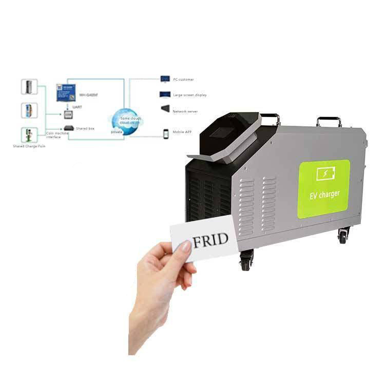 Max Power 30kw CCS2 Connector DC Portable EV Charger Level 3 Mobile Solar Power Bank Electric Car Charging Station