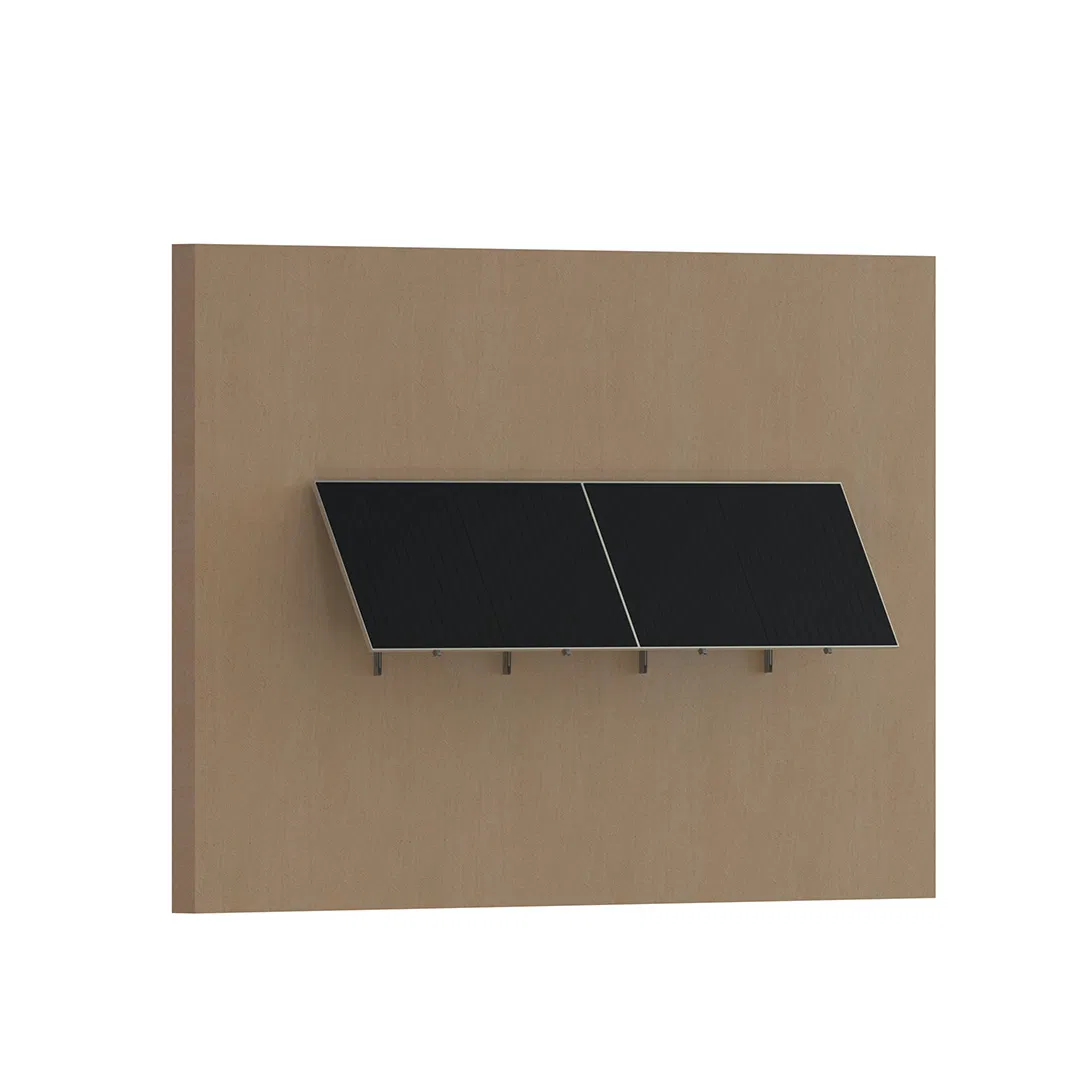 Solar Multi-Use 2-Panel PV Balcony Bracket Mounting System for Wall/Floor/Balcony Installations