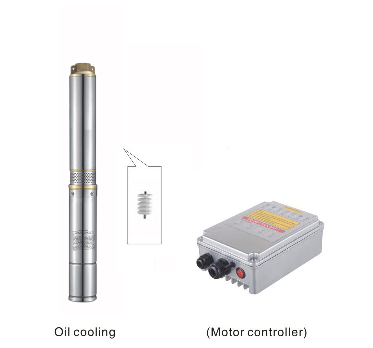 Jintai High Flow 4inches Solar Water Pump Solar Power System for Home