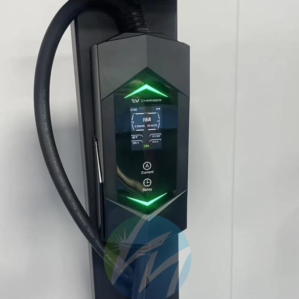 AC Portable Home Use Electric Vehicle Chargers 3.5kw7kw14kw 16A32A40A Mobile Electric Car Home Charging Solar Charger Type1type2 Gbt EV Car Charger