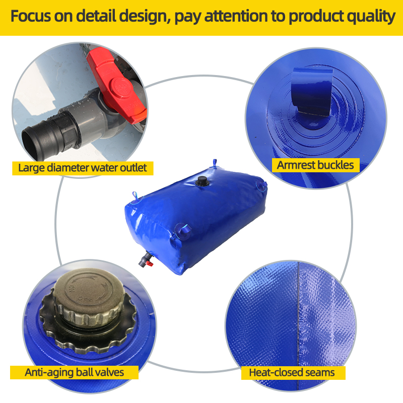 Agriculture Foldable PVC Portable Container Flexible Cube PVC Collapsible Flexible Water Tank