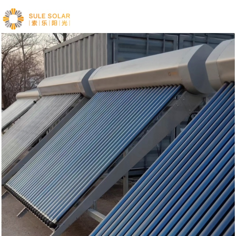Wholesale High Efficiency Solar Hot Water Heater for Home Hotel School Factory Supply Solar Thermal Direct Vacuum Tube Hot Water Heating System Price