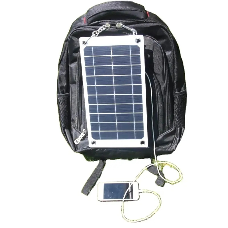 Light Weight Easy Carry 7.5W 5V Portable Solar Panel Charger for Battery or Mobile Bank Charger