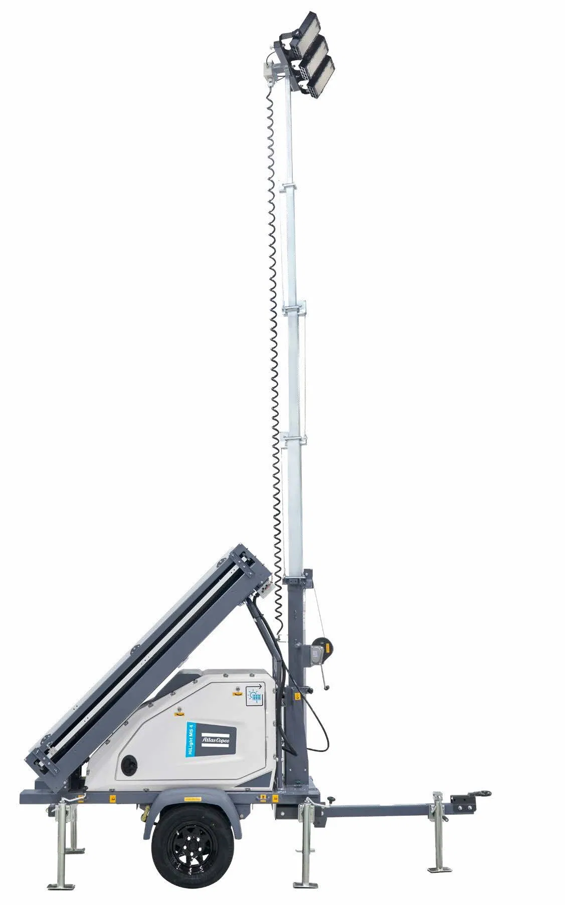 Solar-Powered Atlas Copco Hilight MS5 for Sustainable Lighting Solutions