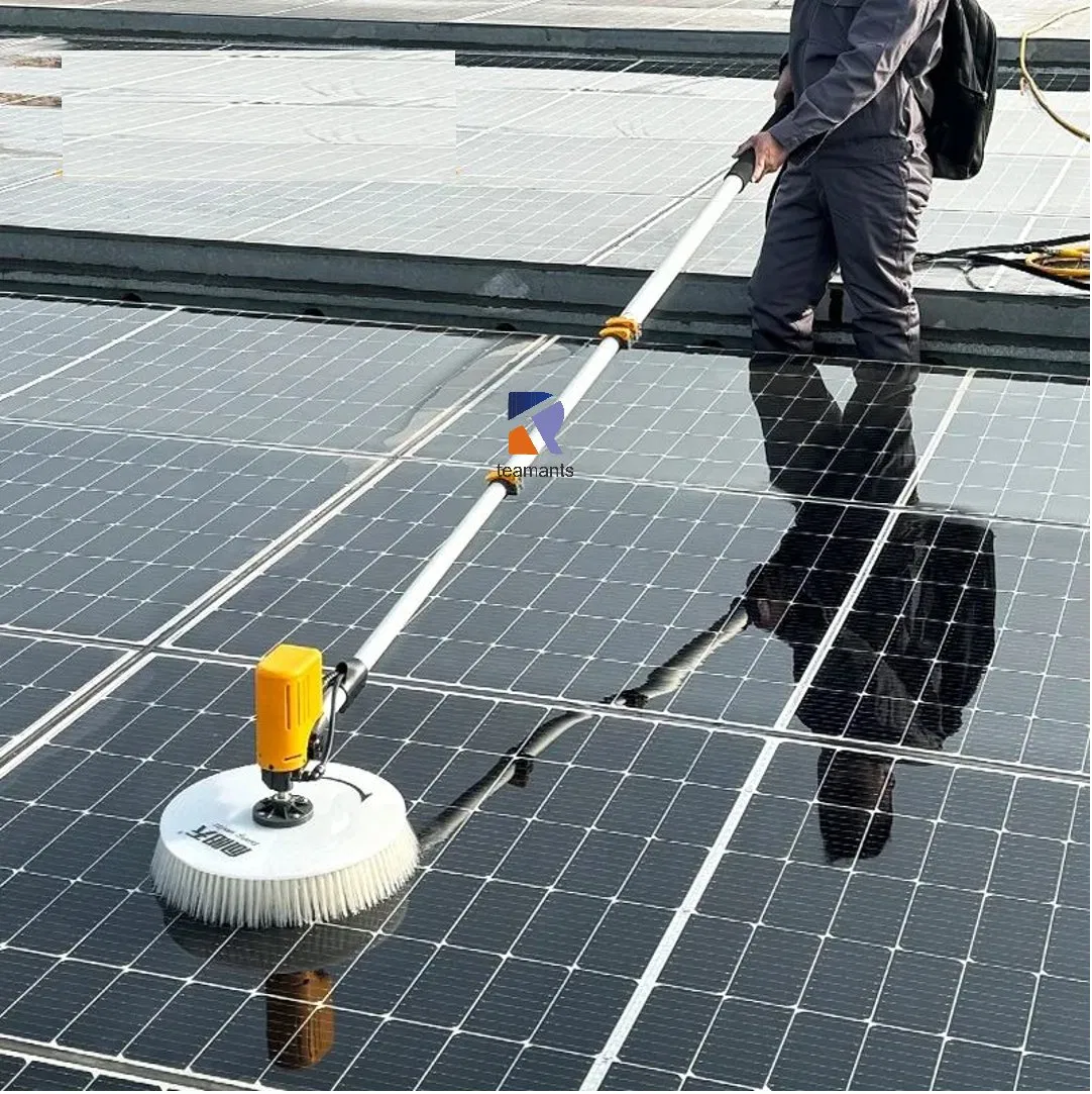 Rotary Brush Cleaning Tools Single Head Solar Panel Cleaning Machine Brush for Residential Use