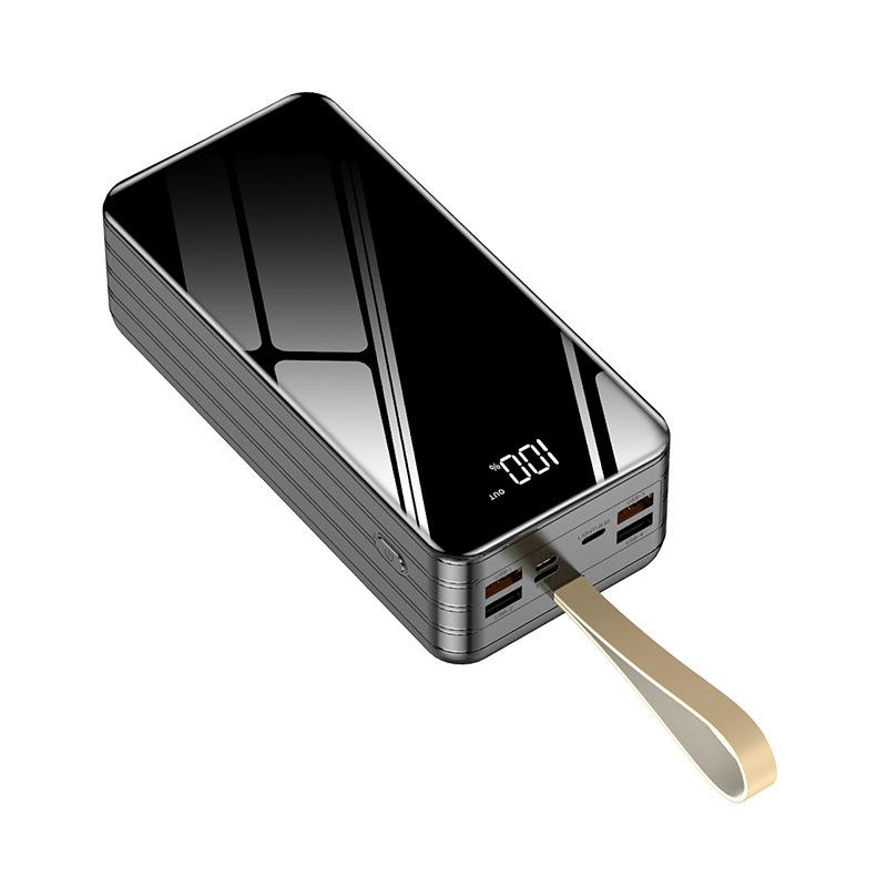 Solar Charger Power Bank,Power Bank 50000 Wireless Portable Charger with USB-C in/Output,QC3.0 Fast Charging 15W 4 Ports Outdoor Battery Pack Built-in Dual LED