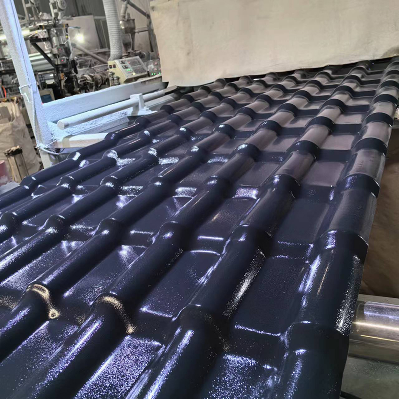 Professional Anticorrosion Waterproof Synthetic Resin PVC Roof Panel Plate Home Solar Clay Plastic UPVC Roofing Sheet Corrugated Color Tile