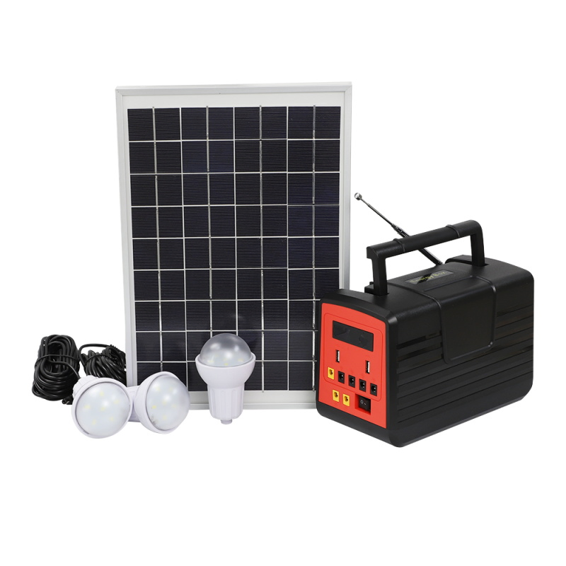 Multifunctional Solar Lighting Solutions with LED Bulbs for off-Grid