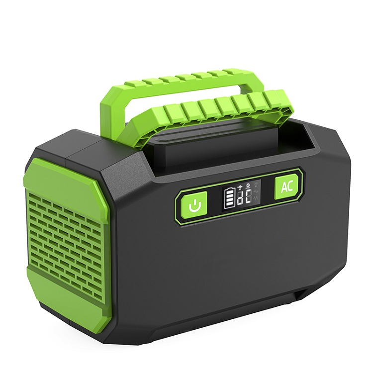 Portable Solar Power Bank Solar Handle Outdoor Charger 150W Carry TV, LED, Light, 5V 12V Output