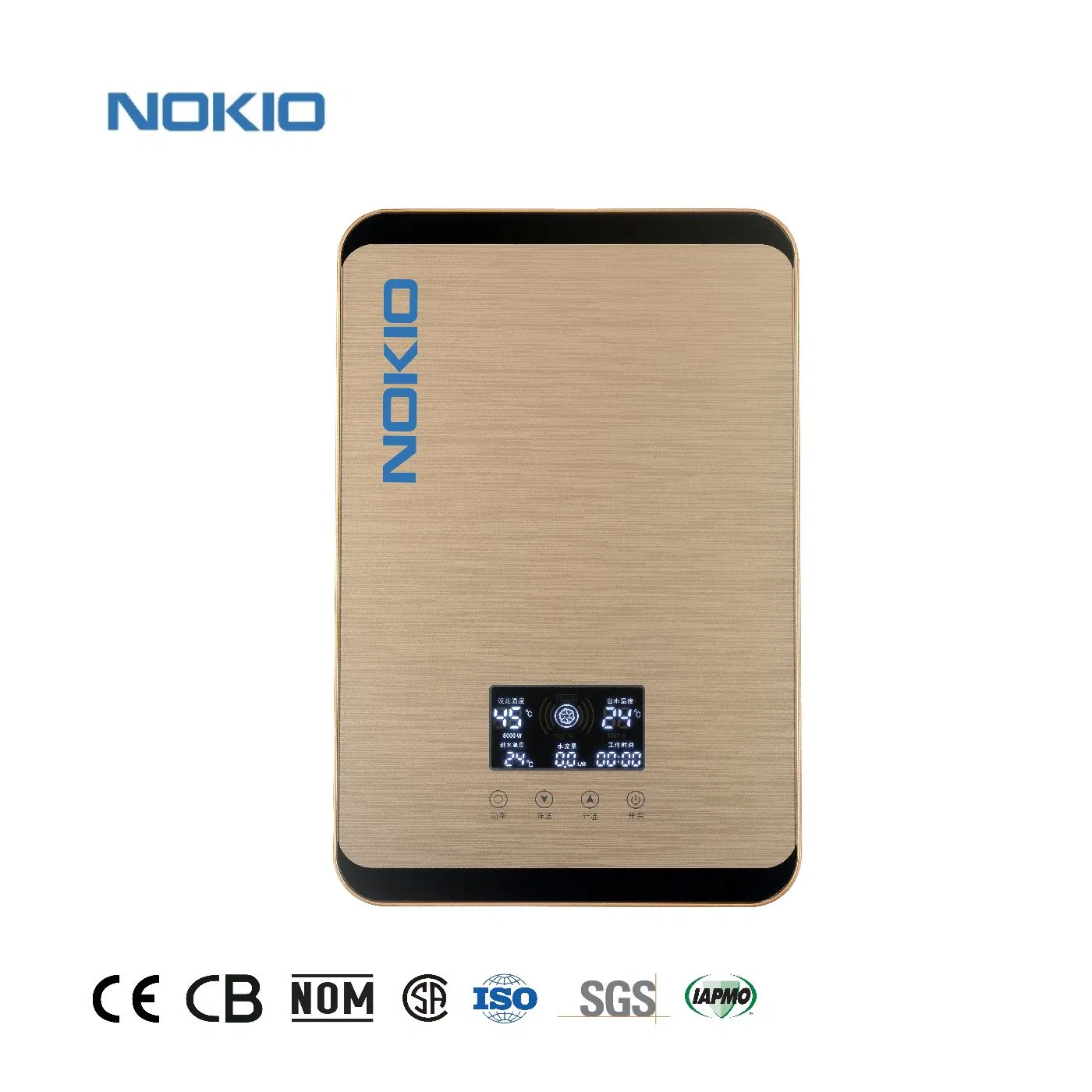 Mini Portable Solar Real-Time Heating Heater Blender Multi-Protection Heating Element Instant Electric Water Heater