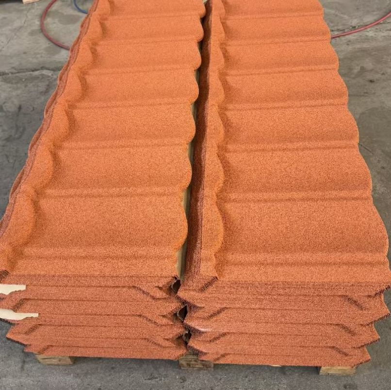 Fish Scale Tile Solar Decorative Roof Tile Colour Stone-Coated Metal Roofing