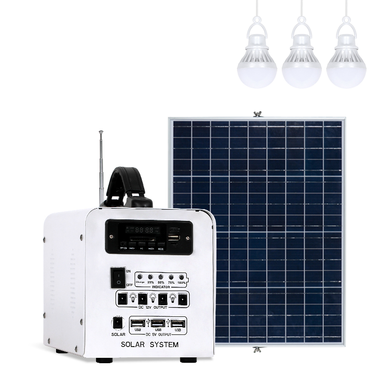 Solar Wind Hybrid Power System with Energy-Efficient LED Bulb