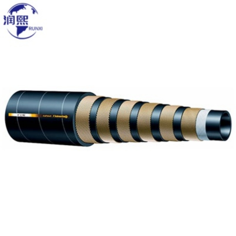 SAE 100 R2 Flexible Steel Wire Braided Hydraulic High Pressure Hydraulic Hose