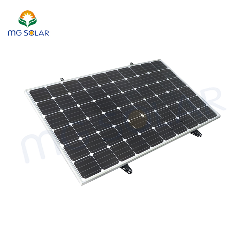 for 2 Solar Panels Black Aluminum Solar Panel Mounting System