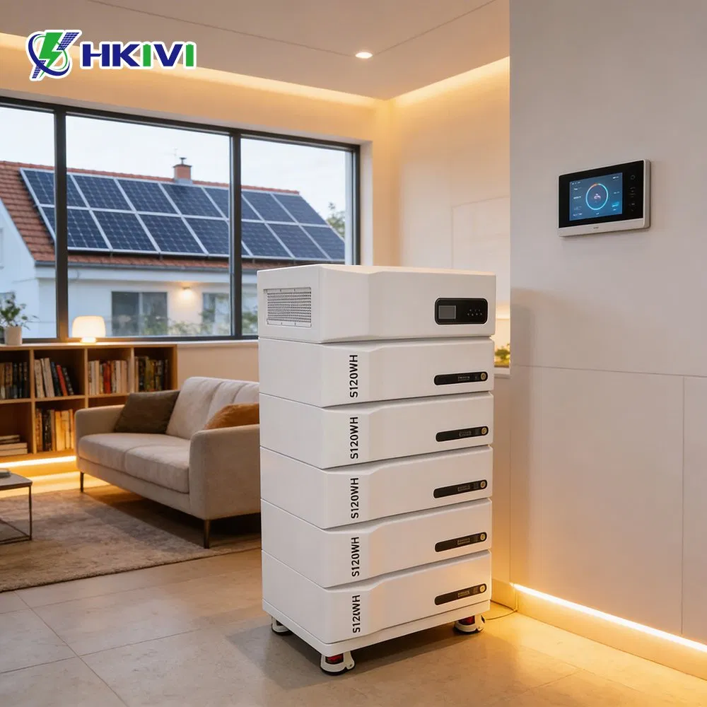 Hybrid Solar Energy System Stackable LiFePO4 Battery Storage All-in-One 5-30kw Complete Kit