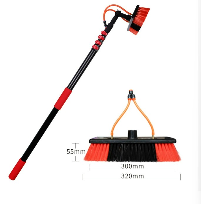 Solar Cleaning Brush with Water Supply