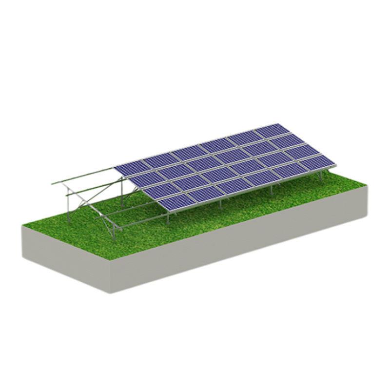 Customizable Luwei Solar Ground Mount Solutions for 5MW and 6MW