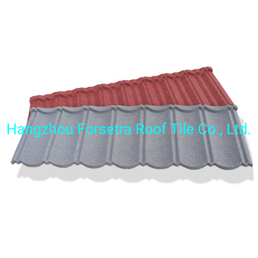 New Type Solar Roof Tiles Shingle China Factory Weather-Resistant Stone Coated Metal Roof Tile