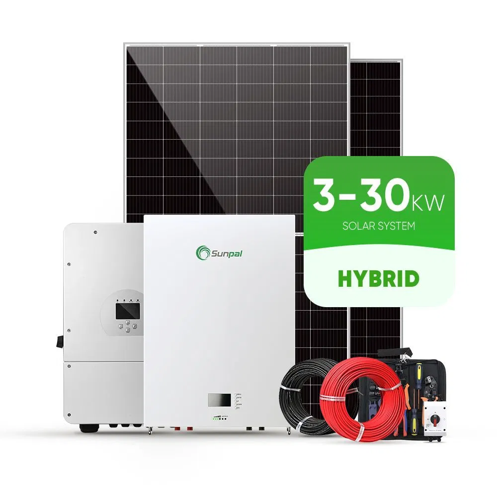 Sunpal Solar Battery Storage Systems 3Kw 5Kw 10Kw 12Kw 30Kw 3 Phase Complete Inverter Residential Hybrid Solar System Kit