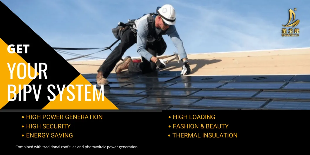 BIPV Solar Roof Tiles