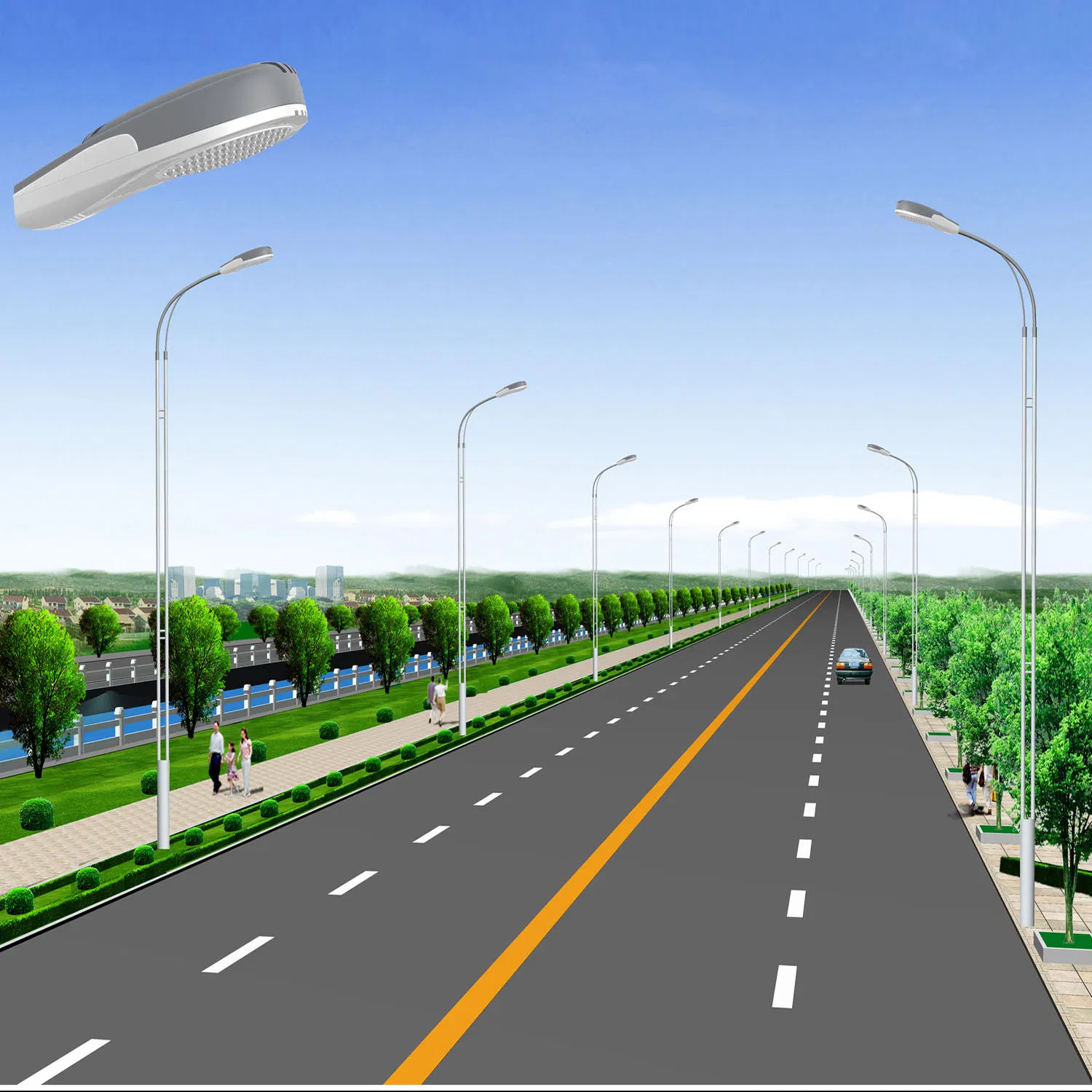 All-in-One Waterproof LED Lighting Solution for Outdoor Spaces