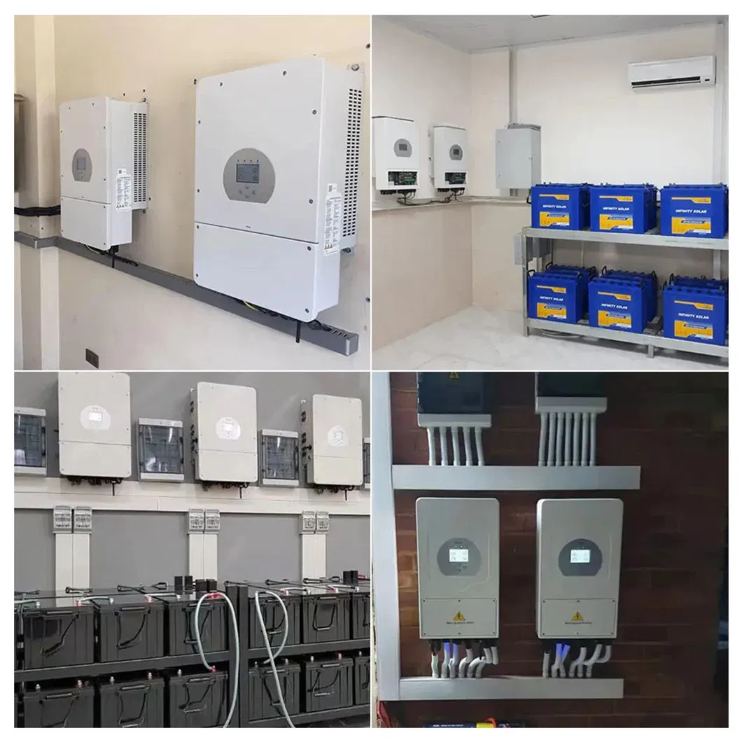 All-in-One on Grid 5kVA Solar Lithium Battery Storage System 5kw 10kw 12kw Home Use Hybrid Solar Energy Panel System for Home