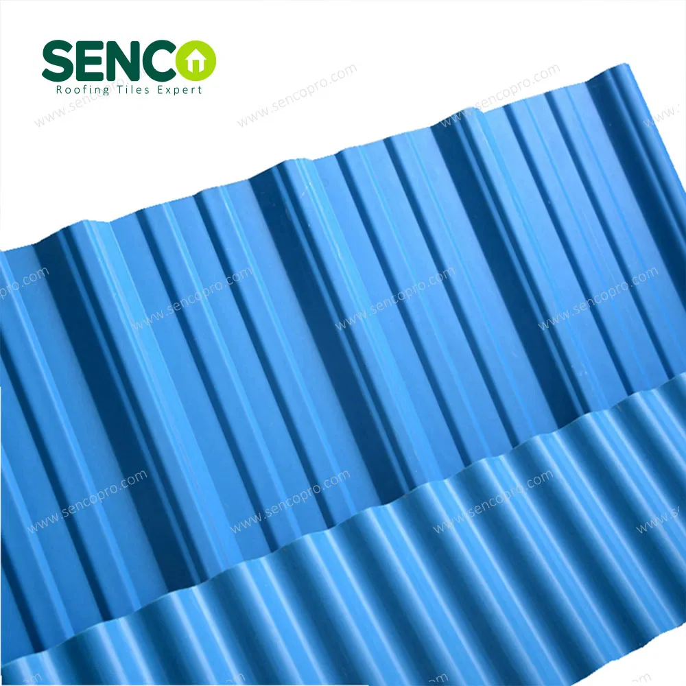 Chinese Popular Foshan Sandwich Solar Panel Monier PVC Roof Tile Plastic Roof Tile