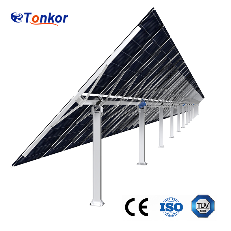 Flat Single Axis Solar Tracker Complete System Manufacturer of Solar Tracking Solutions From China