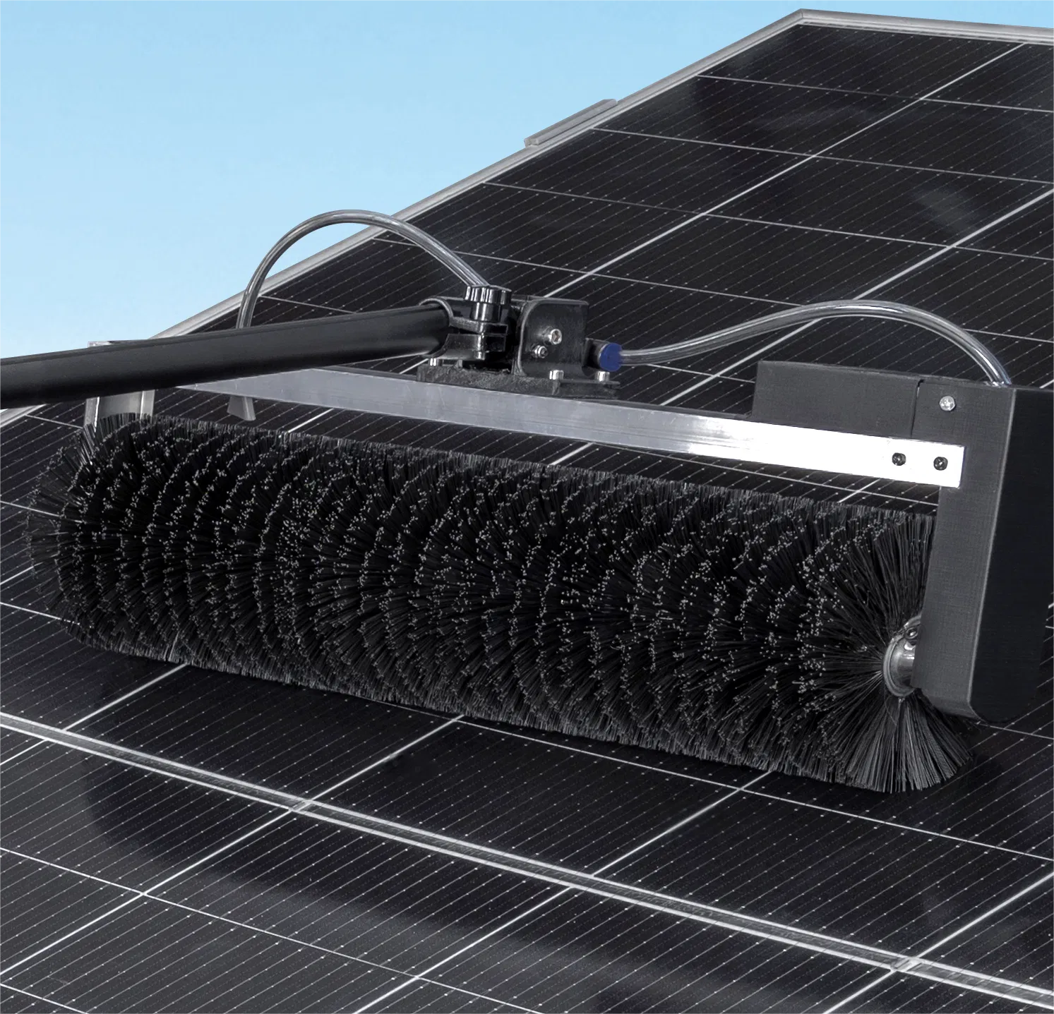 Efficient Solar Panel Cleaning Brush Kit for Optimal PV Maintenance