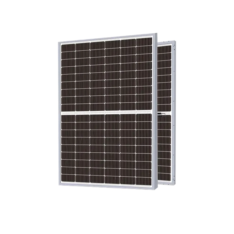 Solar Panel for Smart Energy Infrastructures - Bifacial Dual - Paned Glass Monocrystalline Module with Advanced N Type Technol for IoT Integration