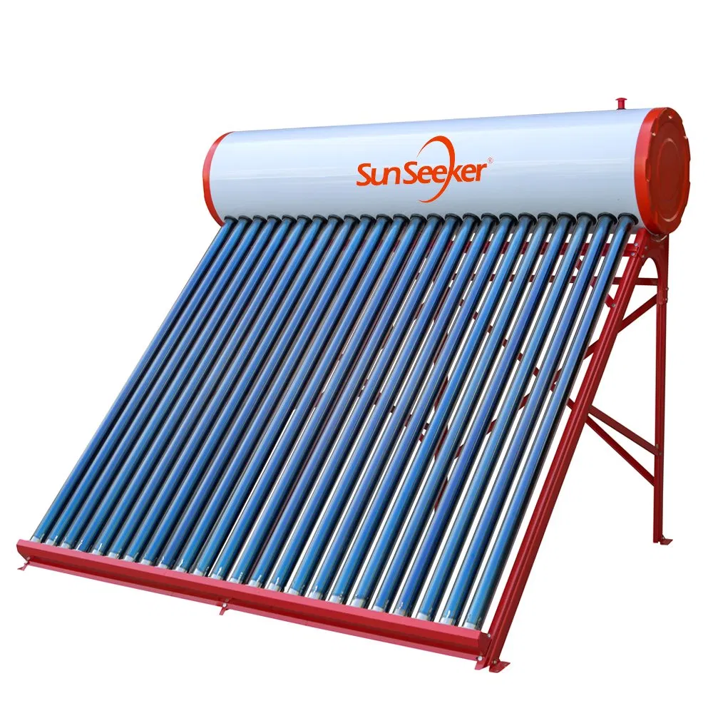 80L-400L Color Steel Compact Non Pressurized Solar Water Heater for Household Use
