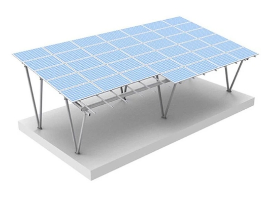 Customized Luwei Solar Zm Steel Energy Carport Commercial Kit Solutions