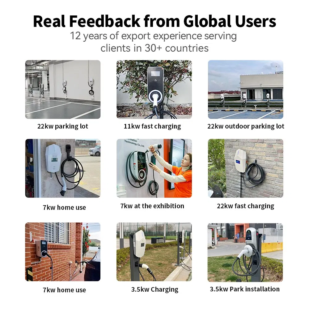 Wallbox Charging Pile Electric Car Charger Solar EV Charger EV Charging Station 30kw