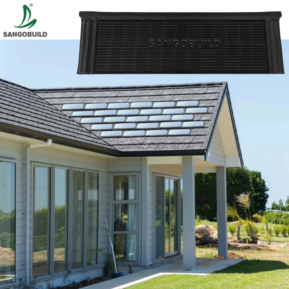 Fire-Resistant Building Material High-Quality Transparent Solar Panel BIPV Solar Roof Tile