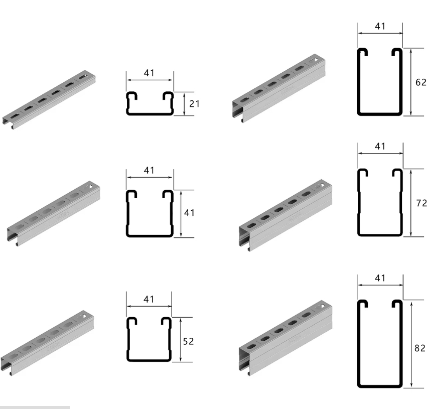 Solar Panel Mounting System Aluminum Alloy Easy Installation Commercial Rooftop High Wind Load
