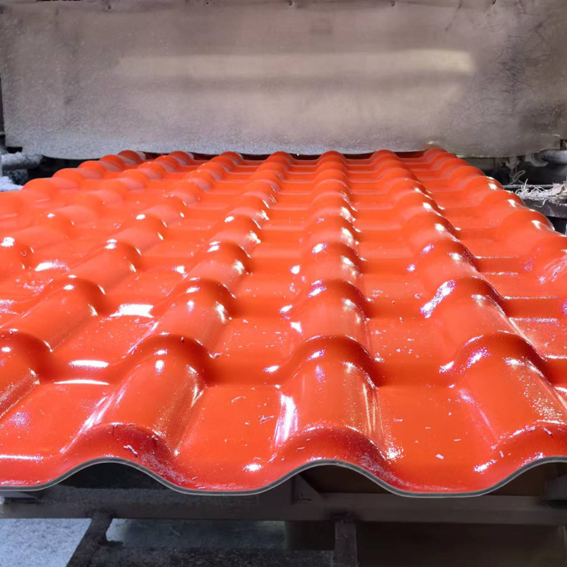 Building Material Waterproof Synthetic Resin PVC Roof Panel Plate Home Solar Clay Plastic UPVC Roofing Sheet Corrugated Color Composite Tile