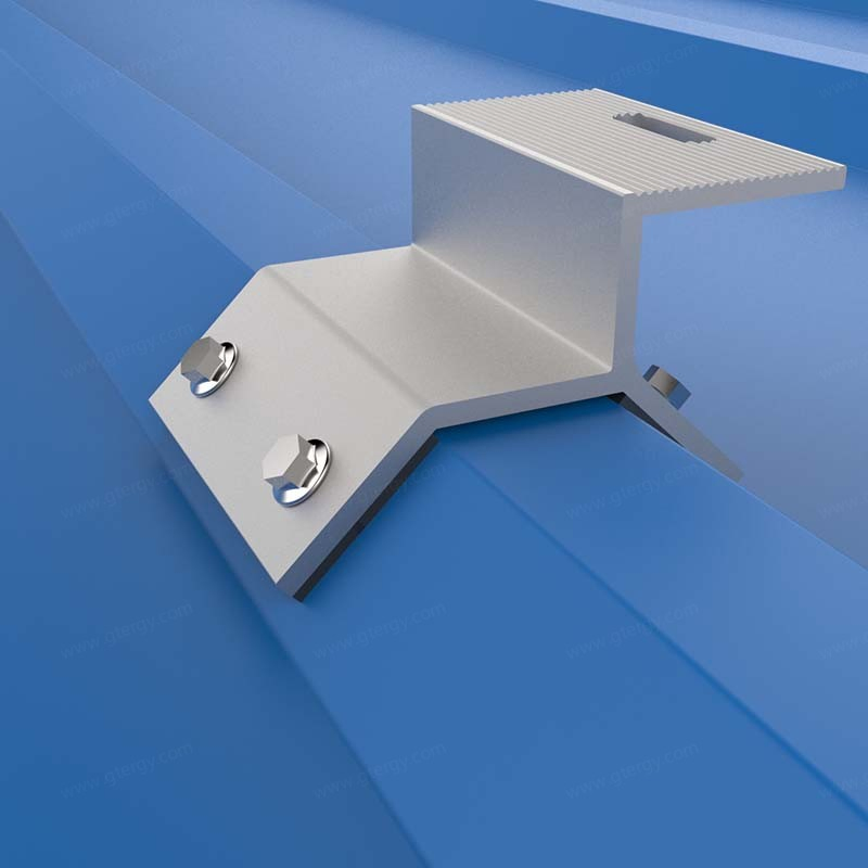 Solar Panel Mounting Metal Roof Solution with Roof Clamp Bracket