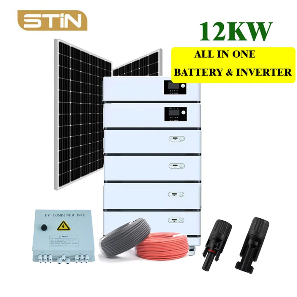12kw Solar Photovoltaic Power Generation with Hybrid Inverter and Lithium Battery