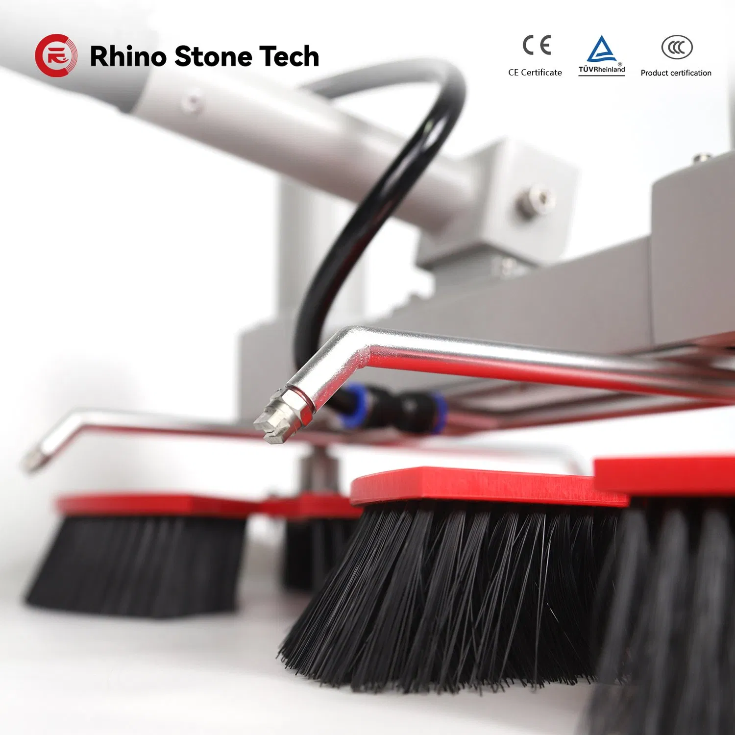 Brushless Motor 3.6m 5.4m 7.5m PV Cleaner Brushes Double Head Semi-Automatic Photovoltaic Cleaner Machine Lithium Battery Powered Solar Panel Cleaning Brush