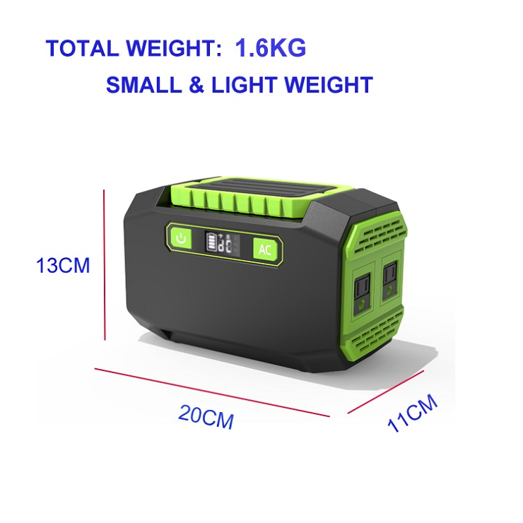 Portable Solar Power Bank Solar Handle Outdoor Charger 150W Carry TV, LED, Light, 5V 12V Output
