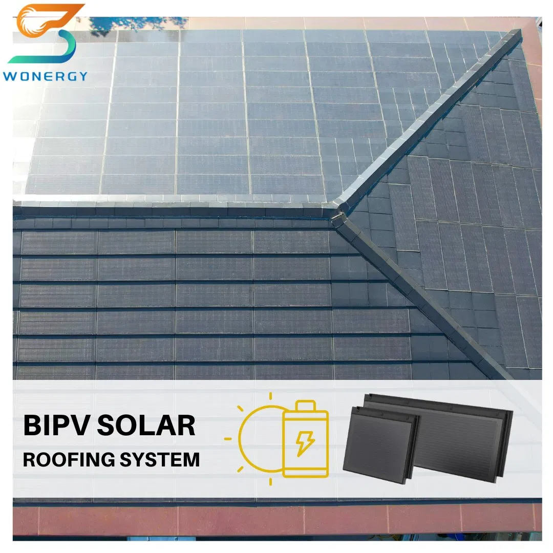 Hot Sale 90W Brunei Darussalam Monocrystalline Silicon Half Cell Solar Roof Tiles