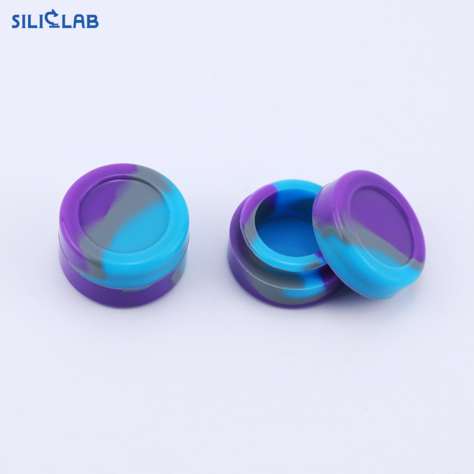 Custom Non-Stick Slick Oil Small 5 Ml Silicone Jars Wax Container
