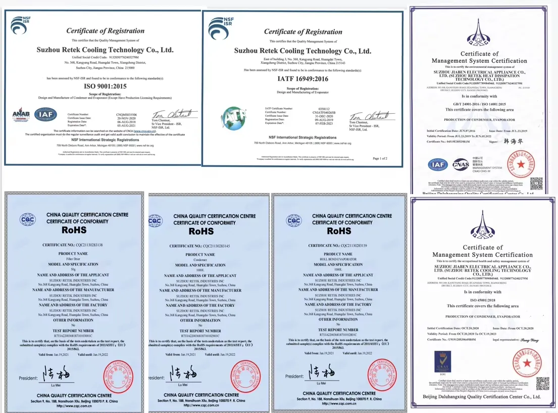 Certifications